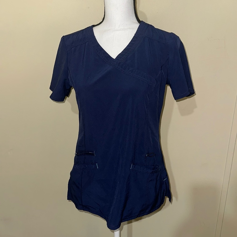 Scrub Star Navy top and bottom bundle